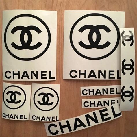 beautiful chanel stickers|Chanel labels and stickers.